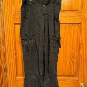 American Eagle Outfitters Black Wide Leg Pants